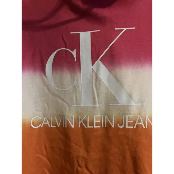 Calvin Klein Jeans Small Girls  Sorbet Dip Sweatshirt - Picture 5 of 9